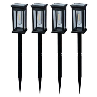 چراغ پارکی خورشیدی مدل XF-2901 بسته 4 عددی